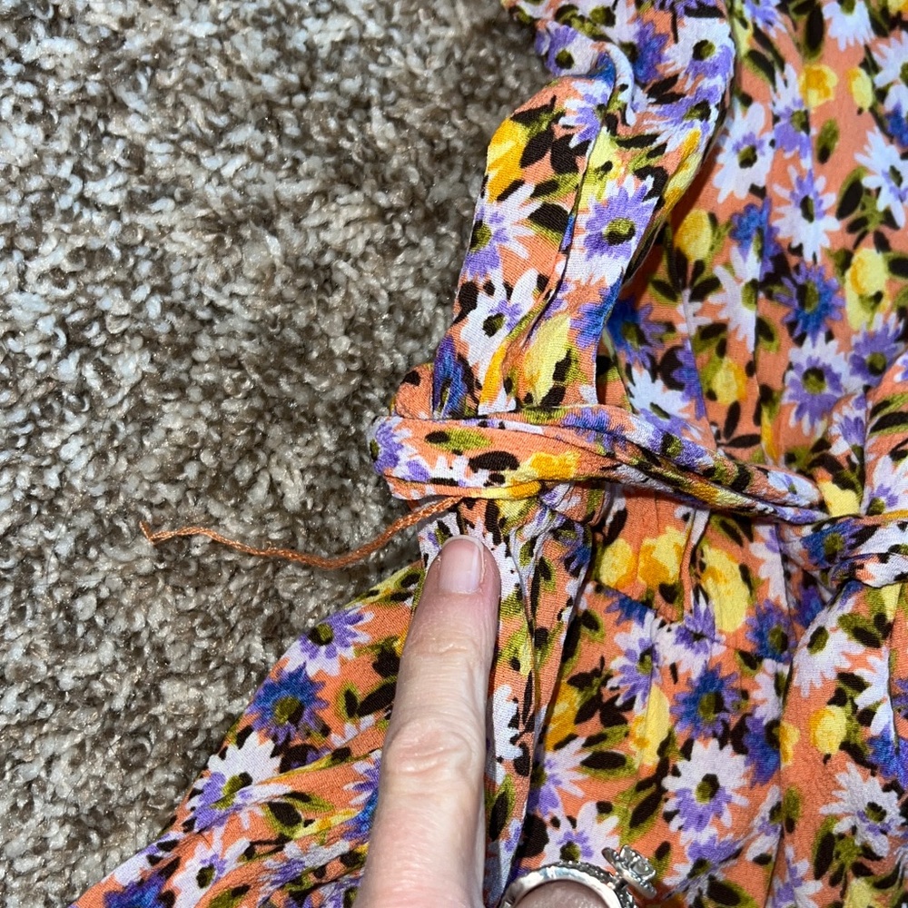 Lush Floral Off-Shoulder Romper- Spring, Summer, Date Night, Vacation, Comfy - Picture 6 of 9